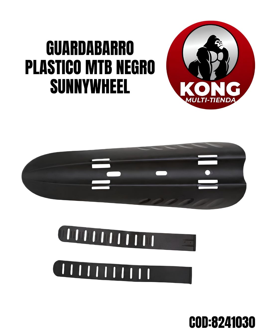GUARDAB. PLAST. DEL MTB NEG SUNNYWHEEL - Imagen principal