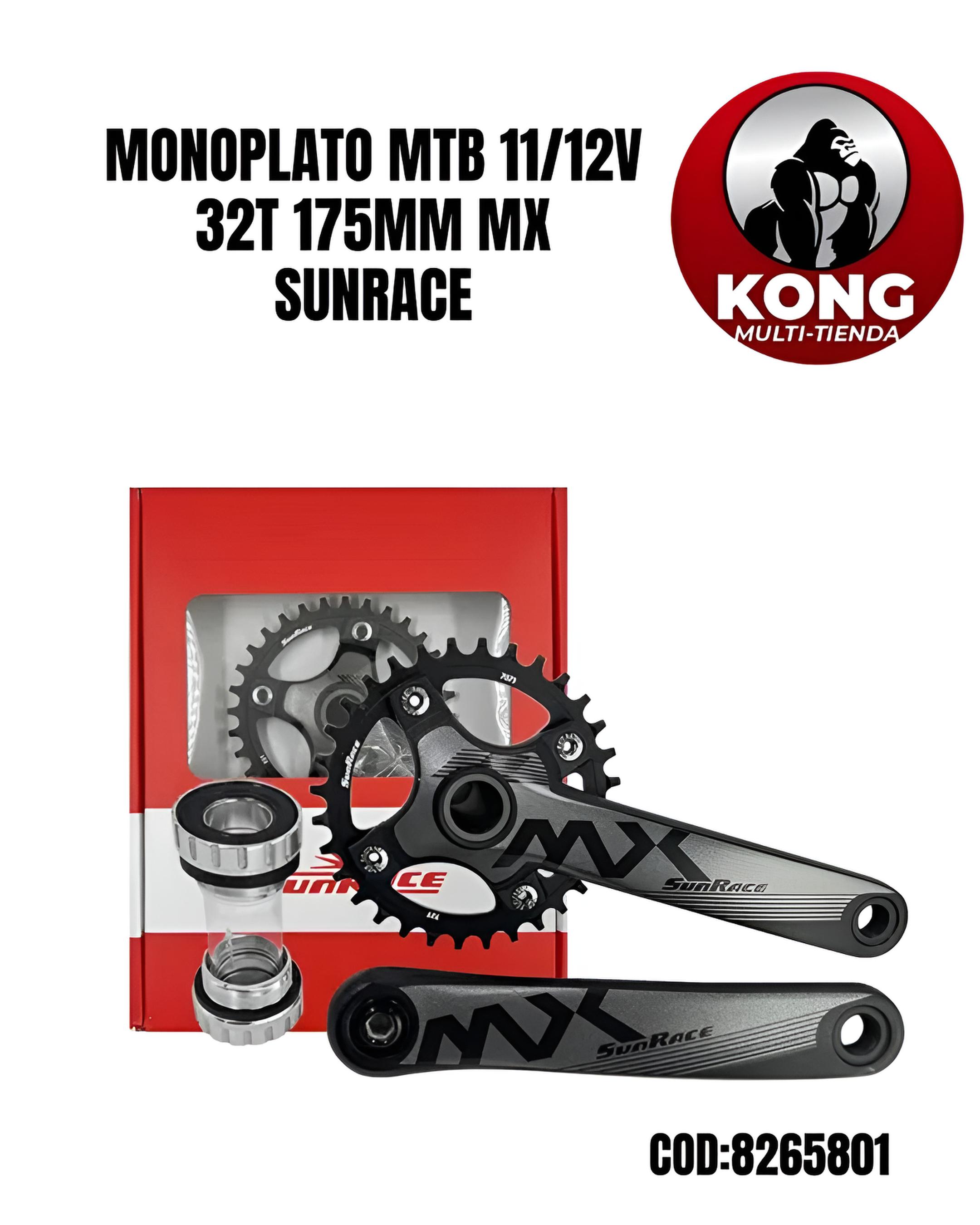 MONOPLATO MTB 1112V 32T 175MM MX SUNRACE - Imagen principal