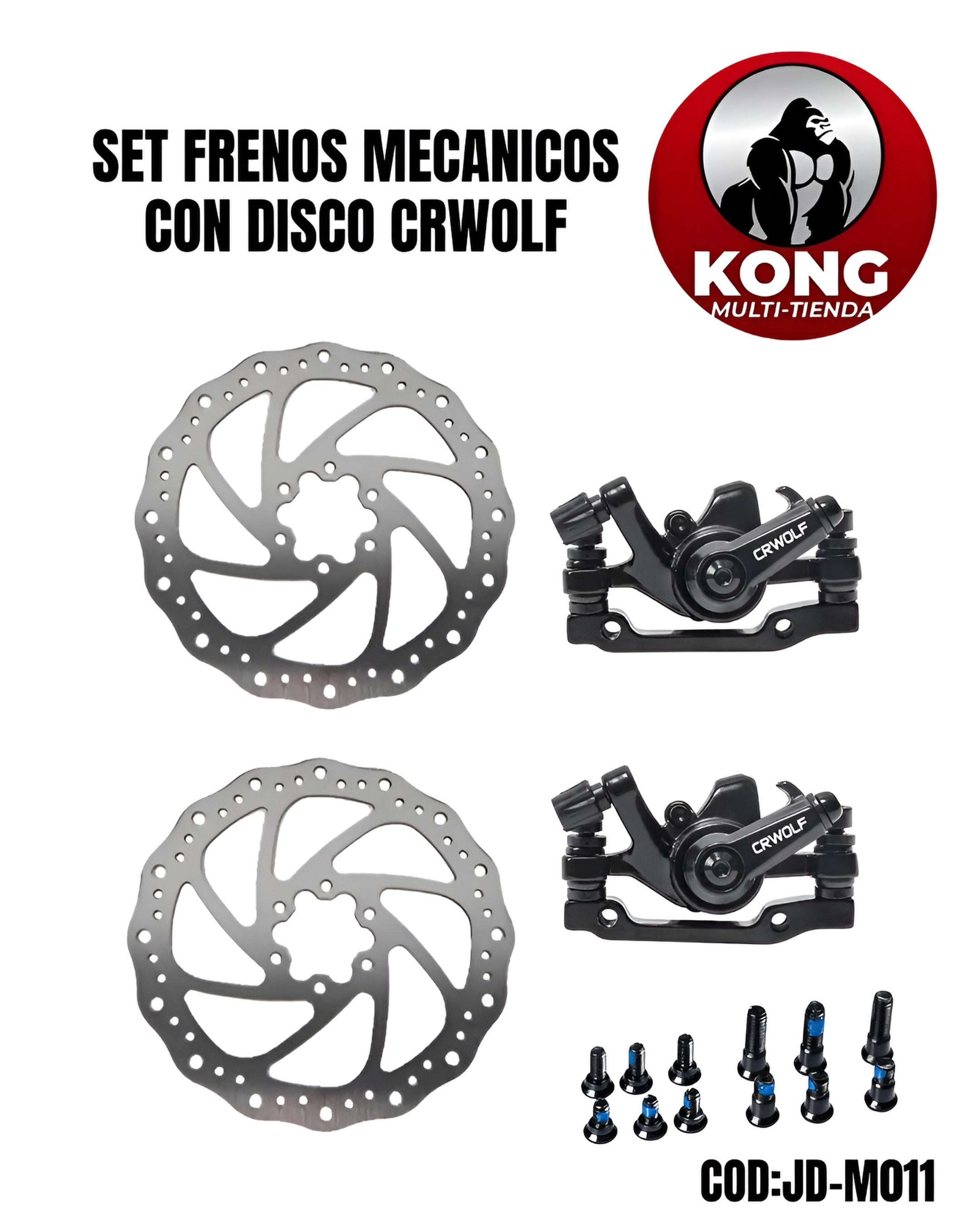 SET FRENOS MECANICOS CON DISCO CAJA  - Imagen principal
