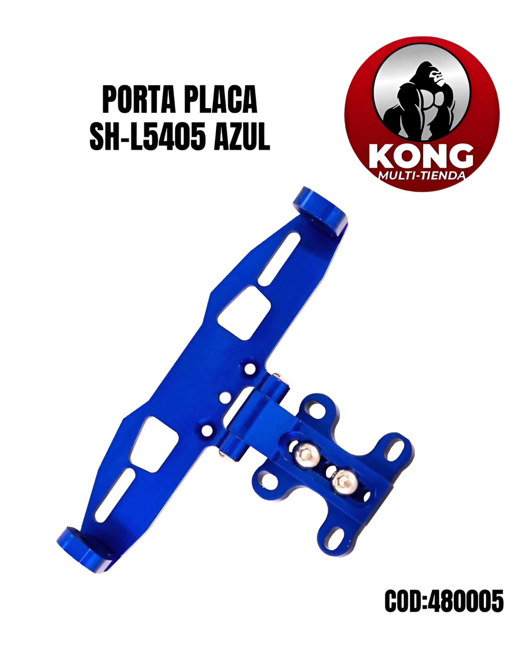 PORTA PLACA SH-L5405 AZUL  - Imagen principal