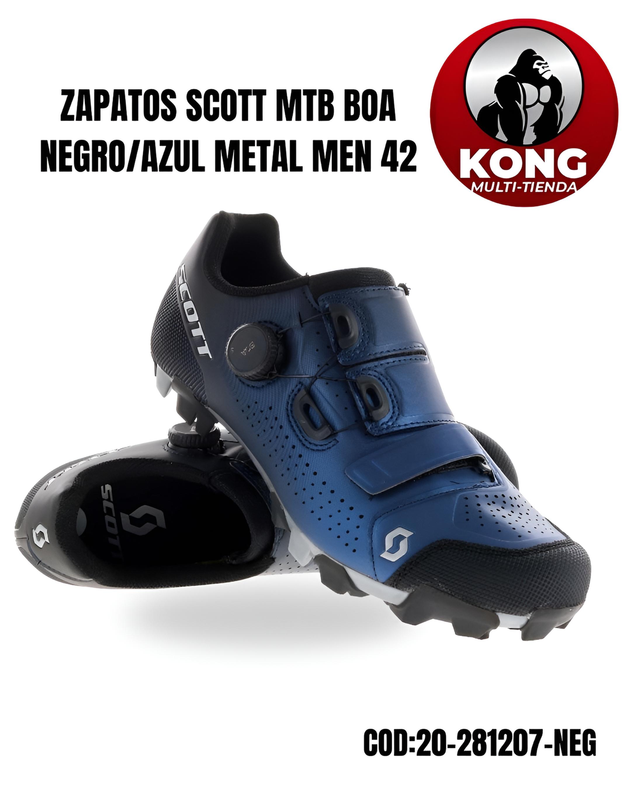 SCO SHOE MTB TEAM BOA NEGROAZUL METAL 42 - Imagen principal