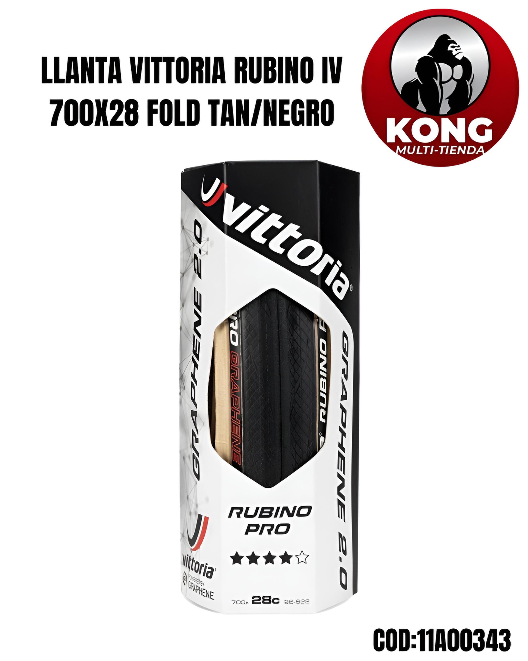 LLANTA VITTORIA RUBINO IV 700X28 FOLD TANNEGRO G2.0 - Imagen principal