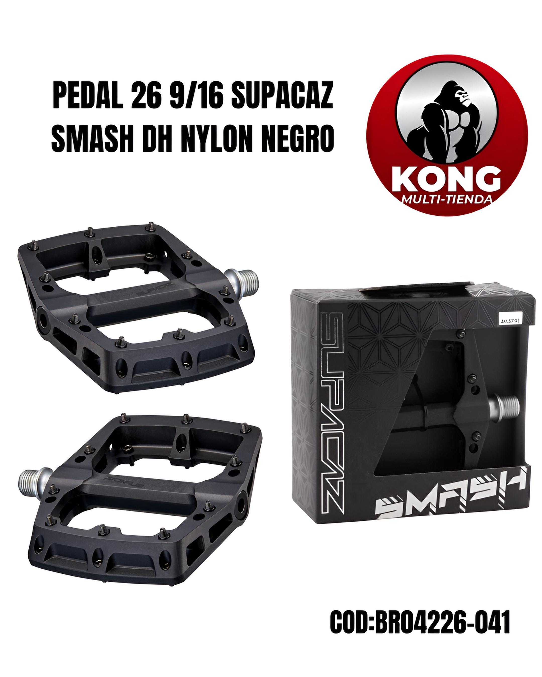 PEDAL 26 916 SUPACAZ SMASH DH NYLON NEGRO - Imagen principal