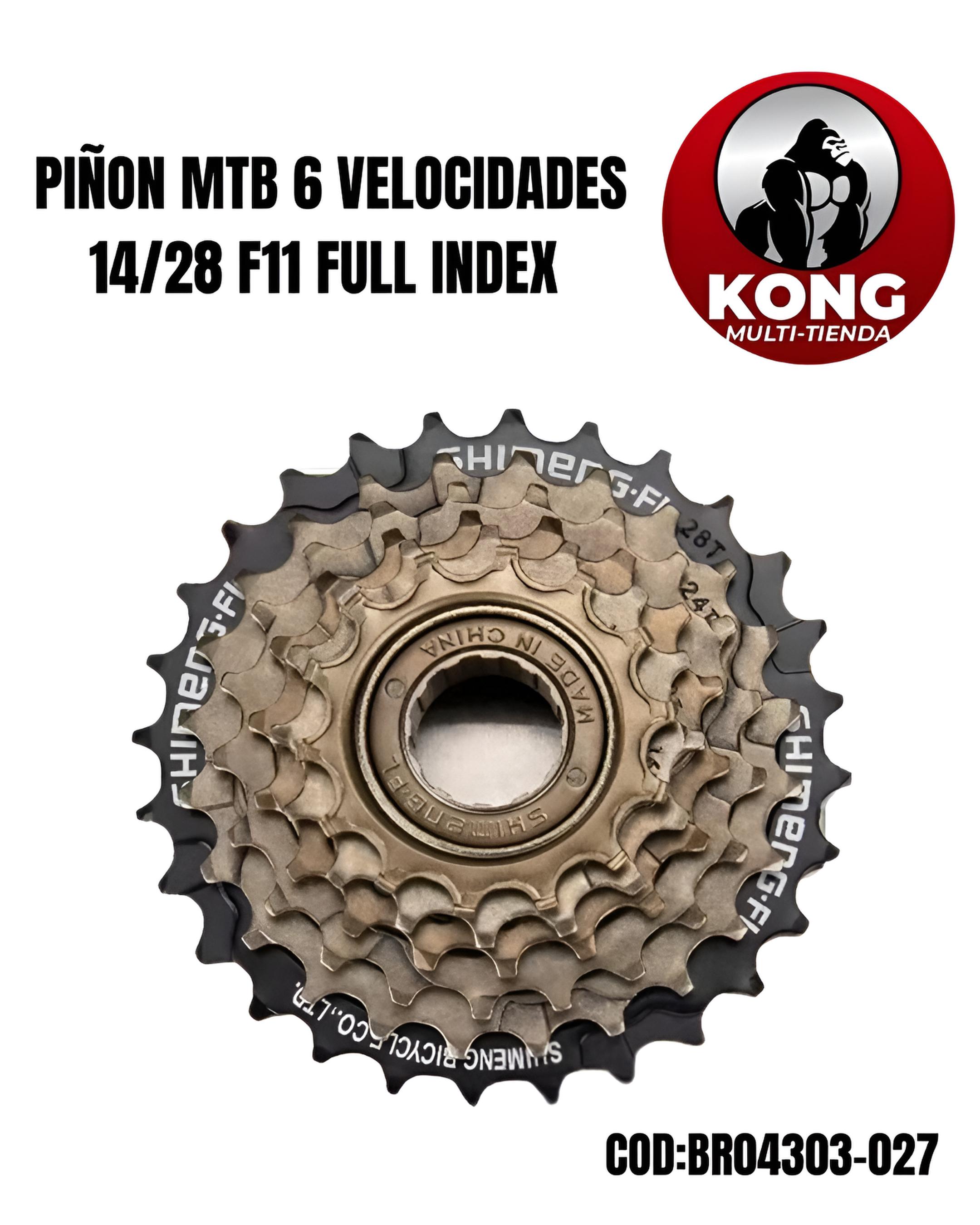 PI&Ntilde;ON MTB 6VEL 1428 F11 FULL INDEX EN CAJA - Imagen principal