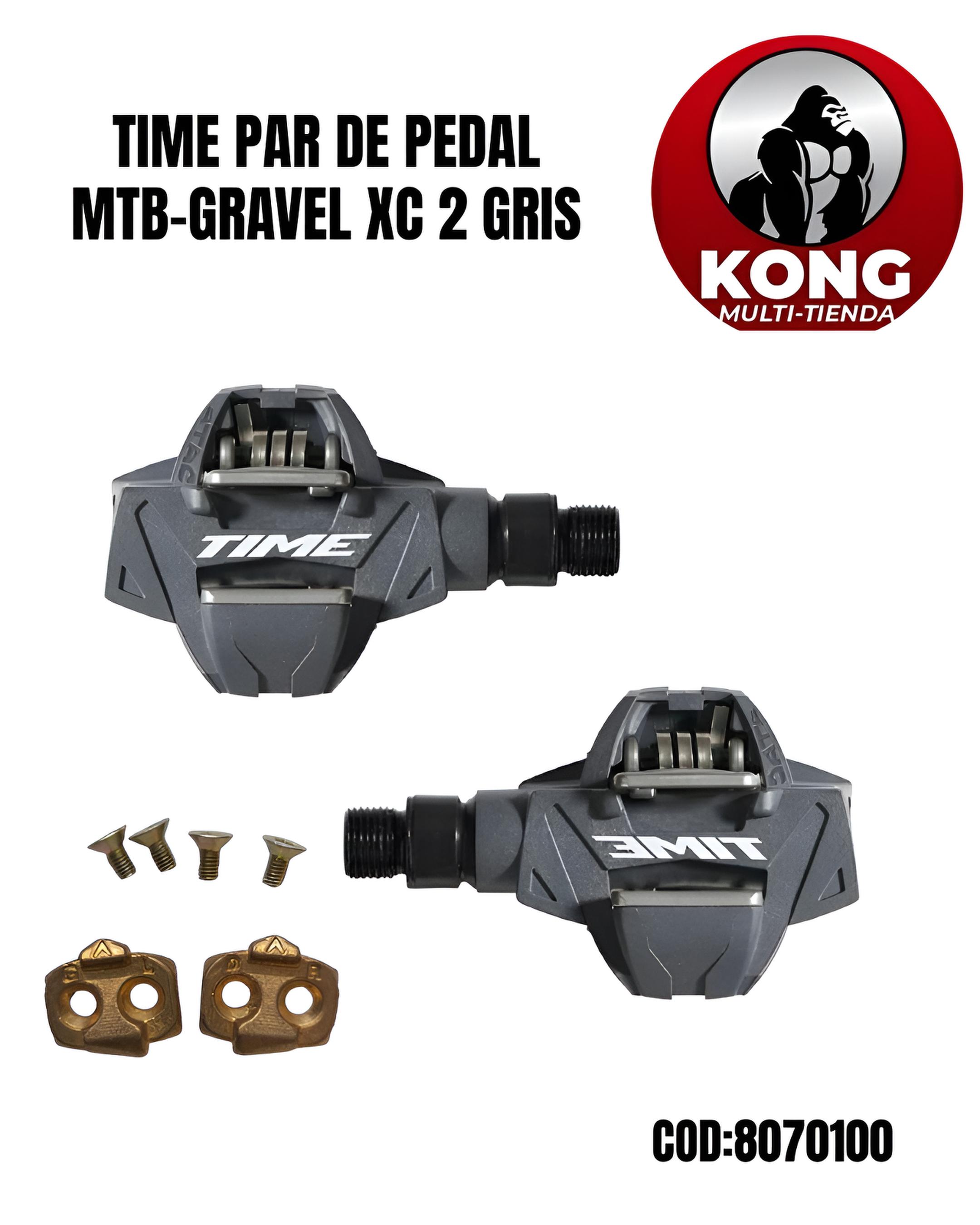 TIME PAR.PEDAL.MTB-GRAVEL XC 2 GRIS - Imagen principal
