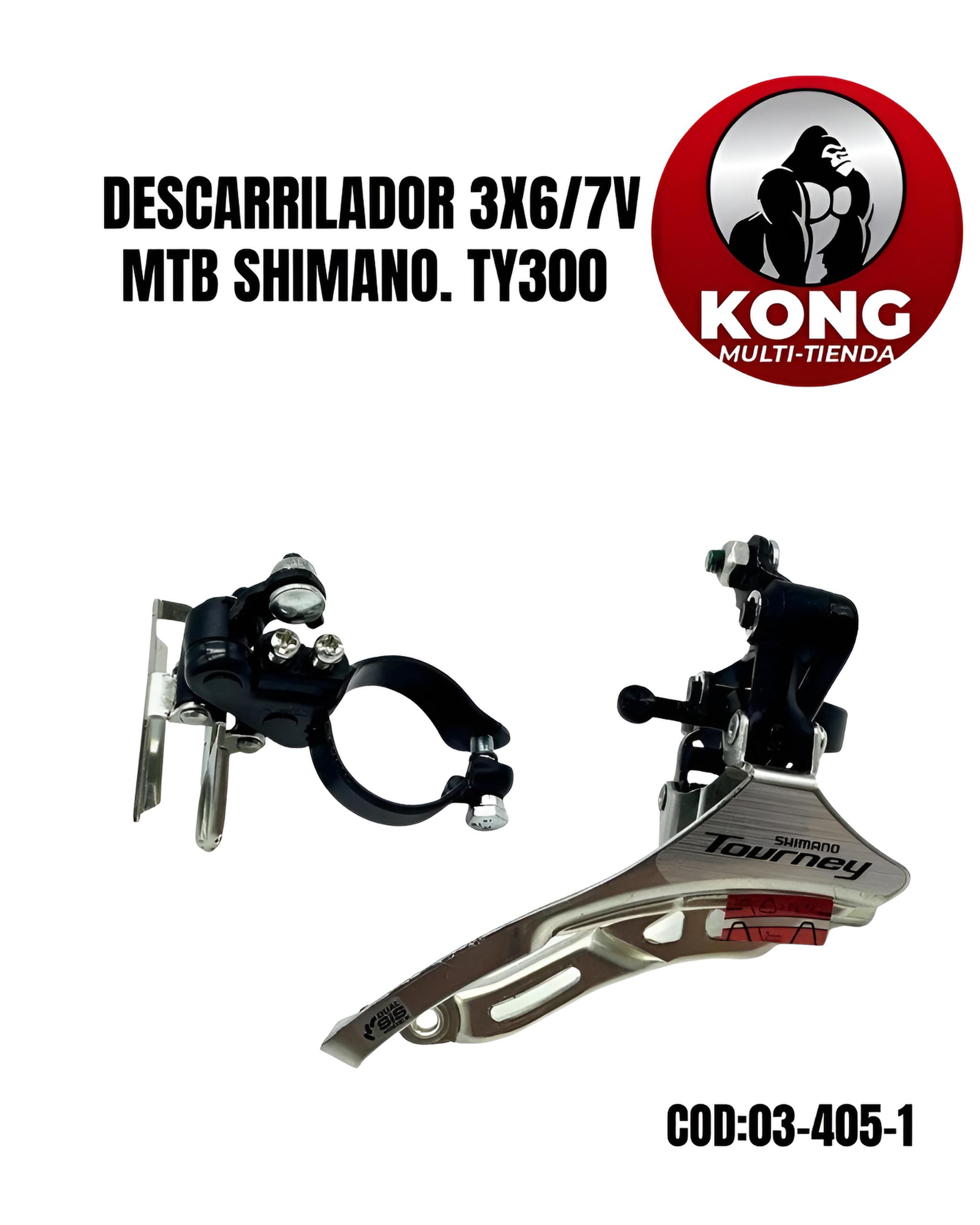 DESCARRILADOR 3X67V MTB SHIMANO. TY300 G.ARR.DOWN 28 - Imagen principal