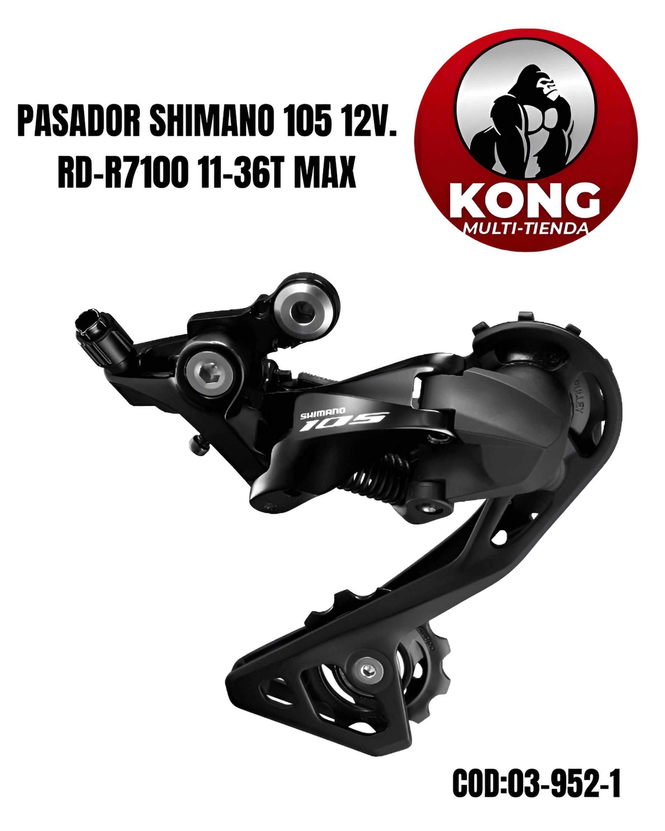 PASADOR SHIMANO 105 12V. RD-R7100 11-36T MAX (C) - Imagen principal