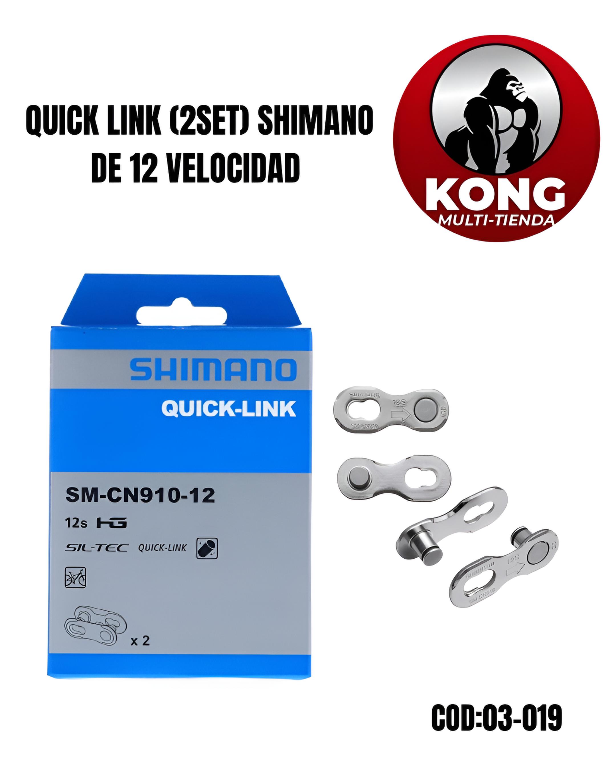 QUICK LINK (2SET) SHIMANO DE 12 VELC.SM-CN910-12 - Imagen principal