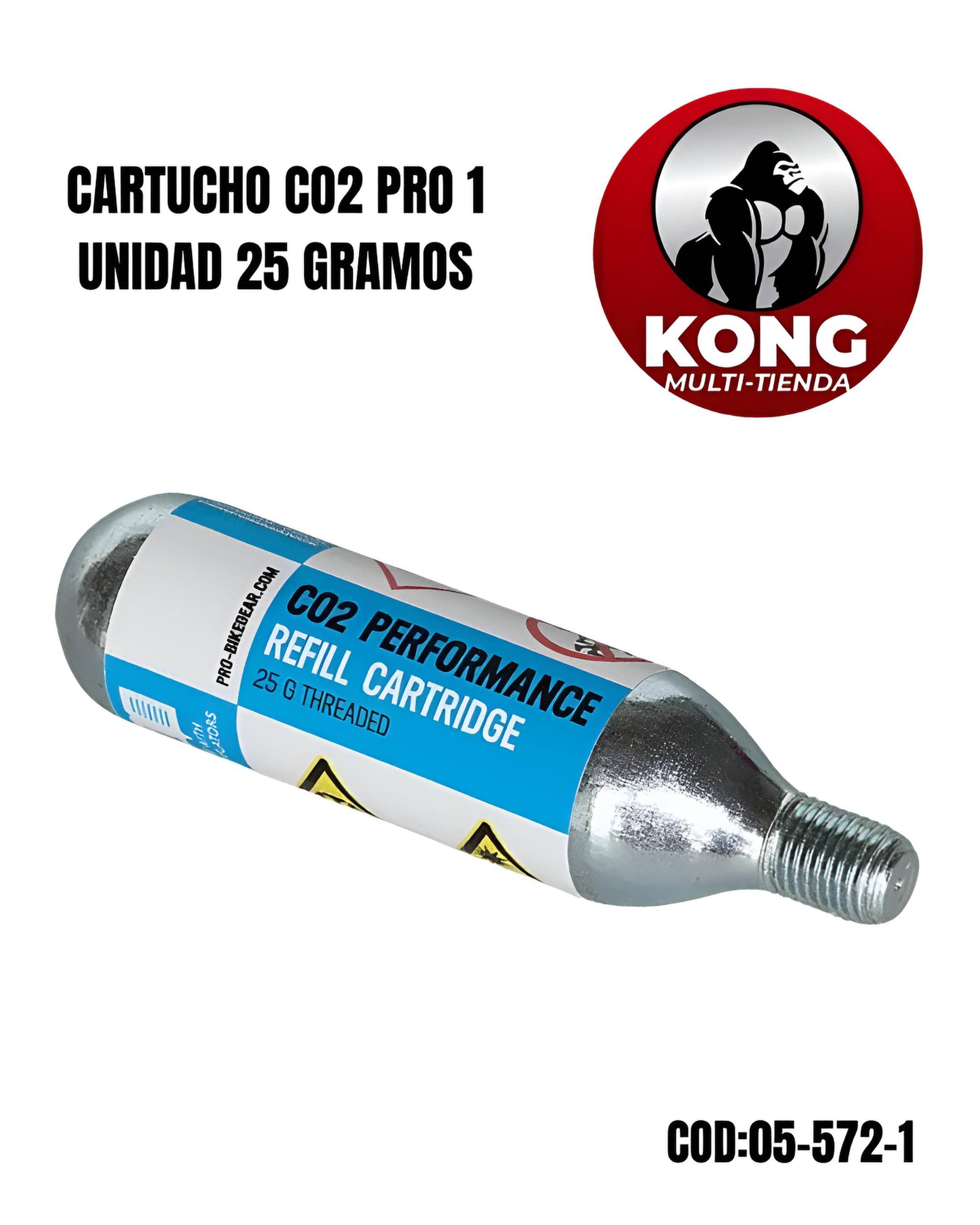 CARTUCHO CO2 PRO 1 UND 25 GRAMOS - Imagen principal