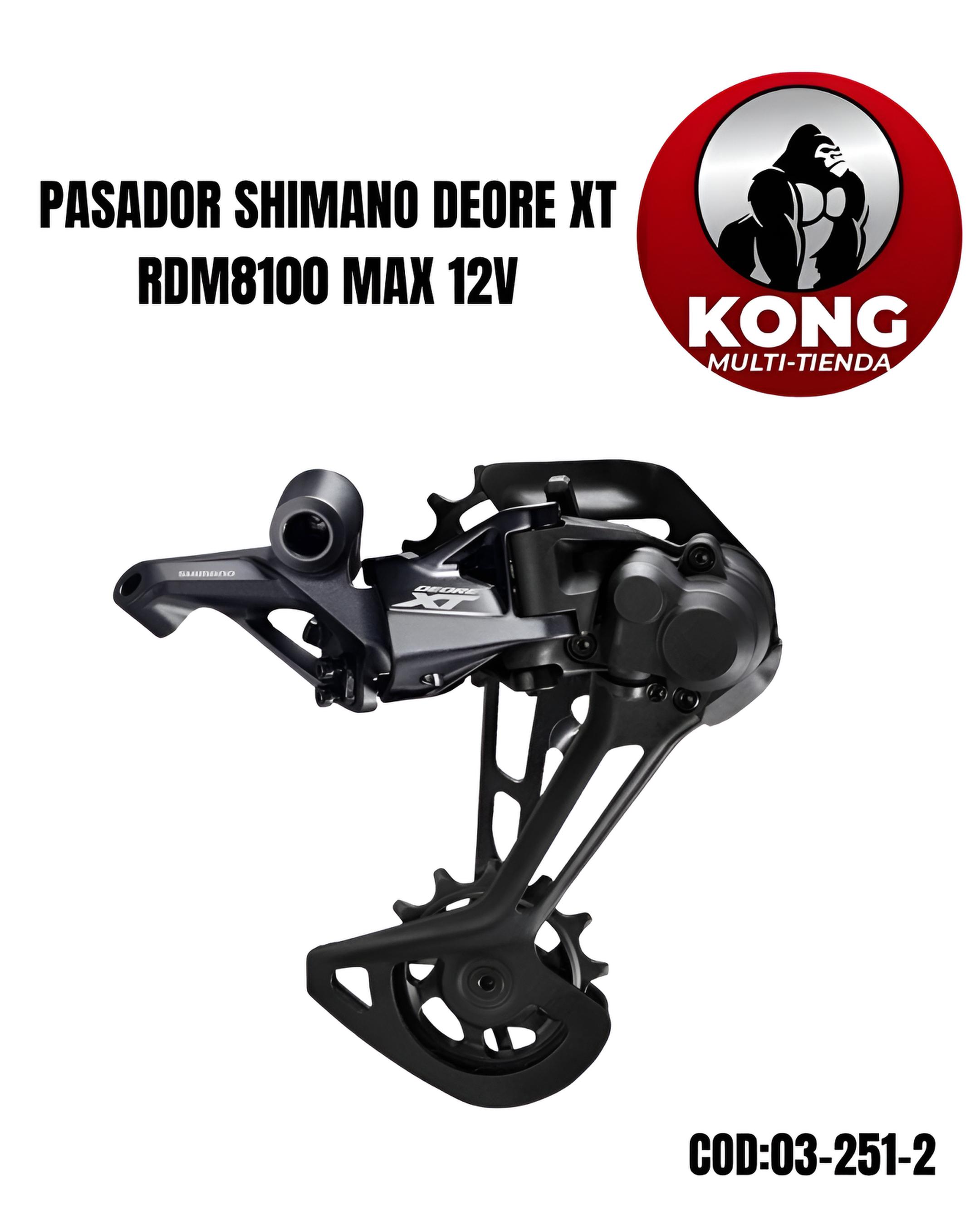 PASADOR SHIMANO.XT 12V.PMONO RDM8100 MAX.51T (C) - Imagen principal