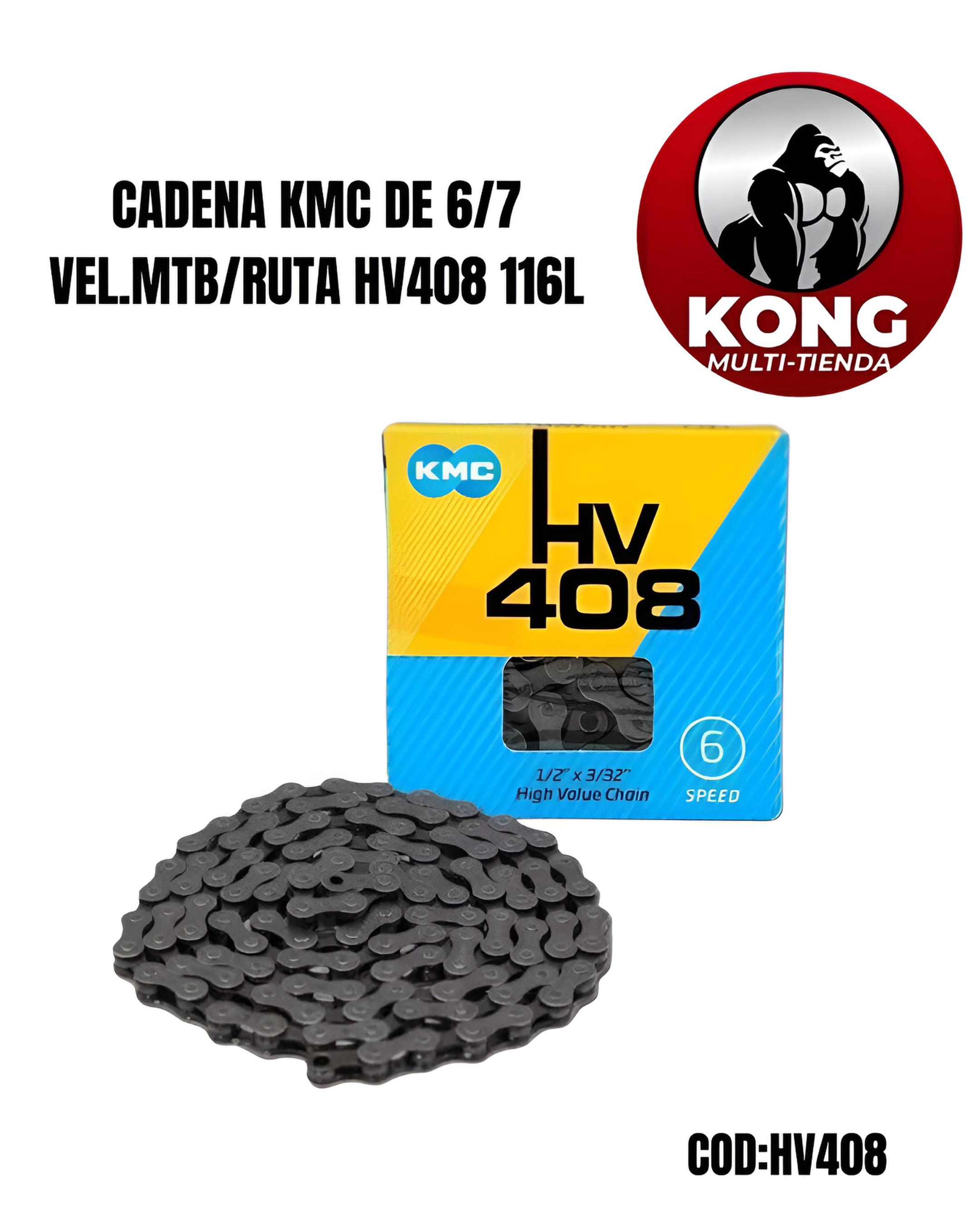 CADENA KMC DE 67 VEL.MTBRUTA ECONO. HV408 116L - Imagen principal