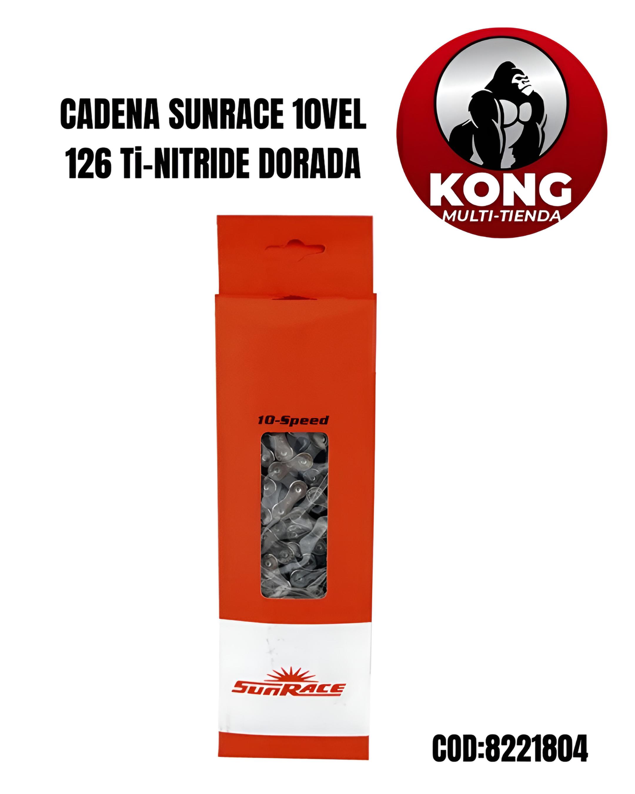 CADENA SUNRACE 10VEL 126 Ti-NITRIDE DORADA - Imagen principal