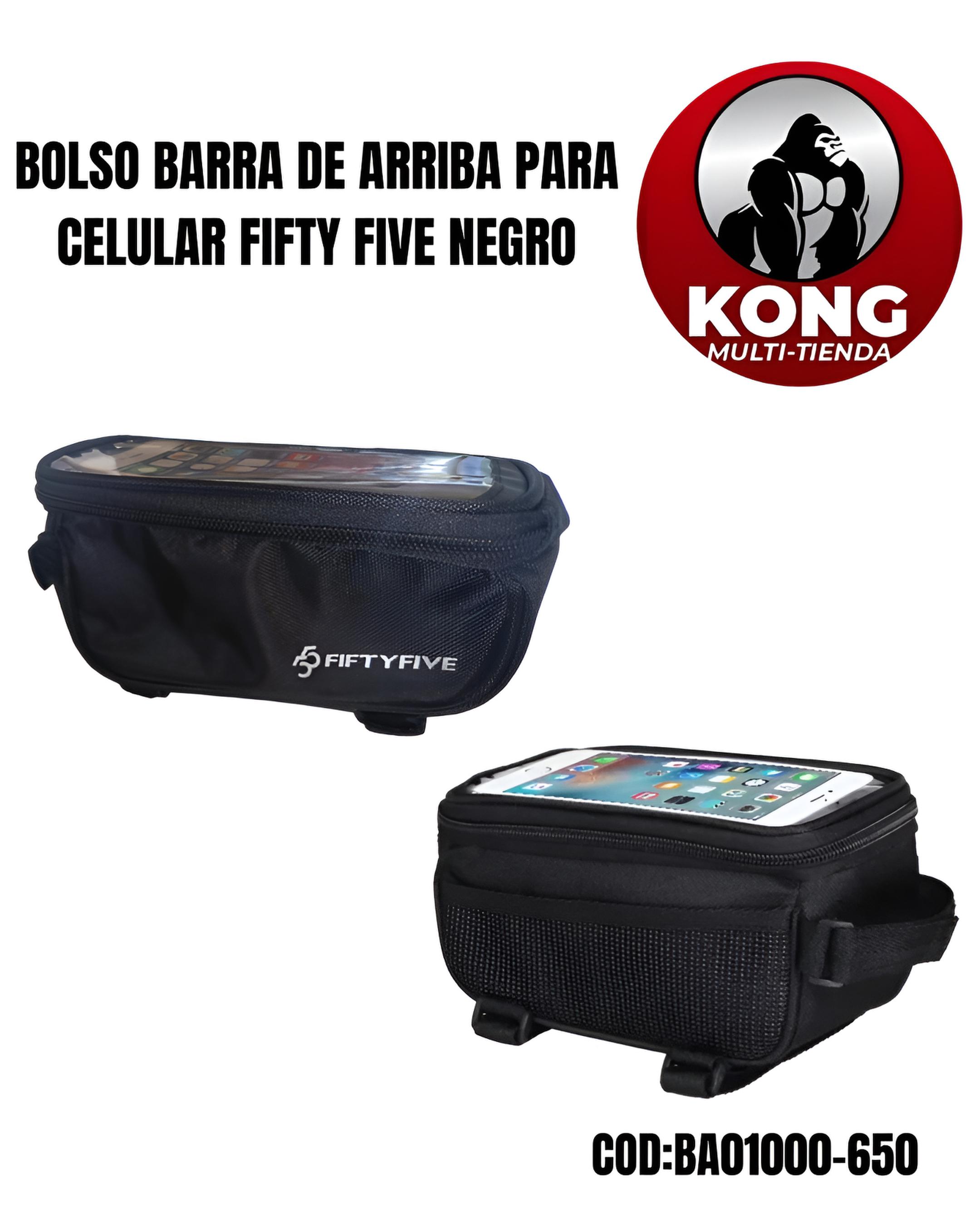 BOLSO  BARRA DE ARRIBA PCELULAR FIFTY FIVE NEGRO - Imagen principal