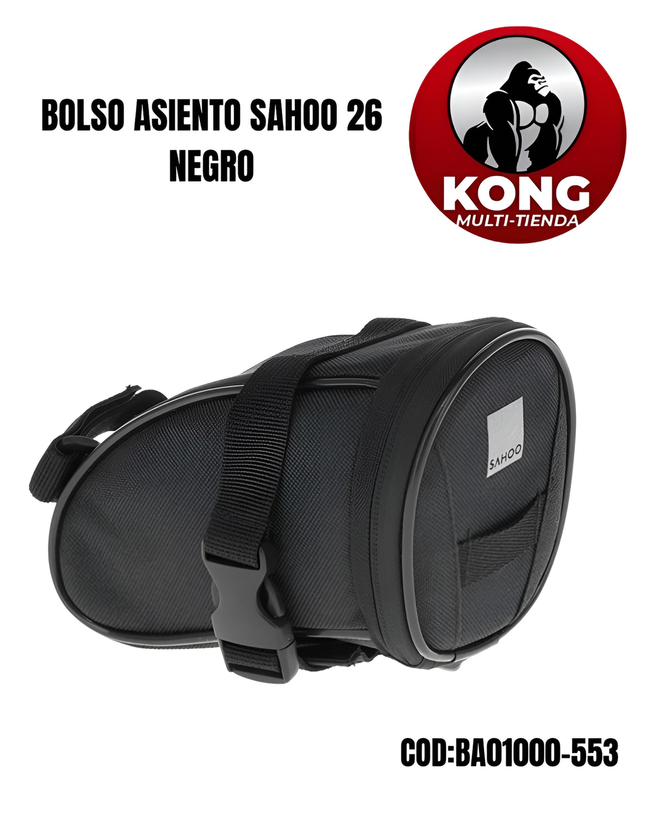 BOLSO ASIENTO SAHOO 26 NEGRO - Imagen principal
