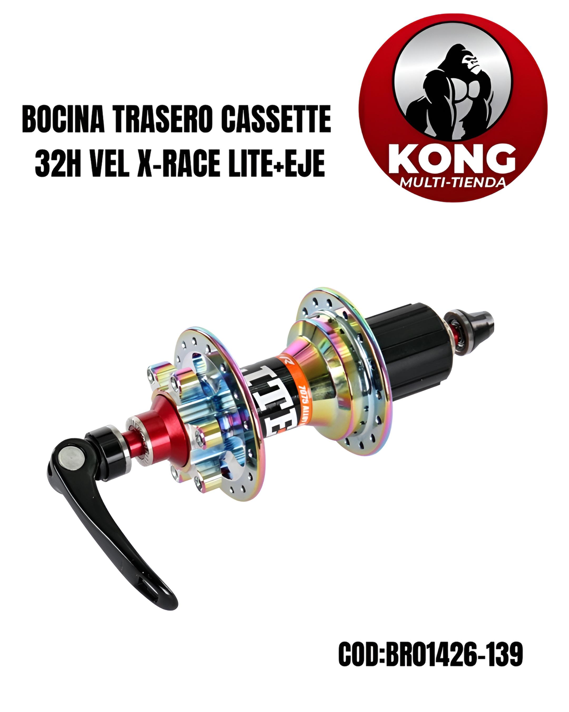 BOCINA TRAS CASSETTE 32H 26 MTB 891011 VEL X-RACE LITE+EJE - Imagen principal
