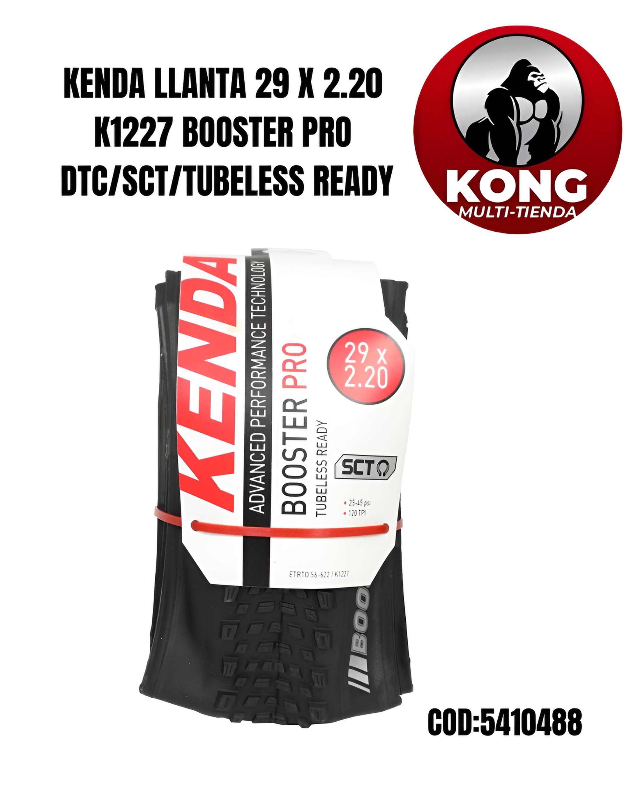 KENDA LL.29 X 2.20 K1227 BOOSTER PRO DTCSCTTUBELESS - Imagen principal