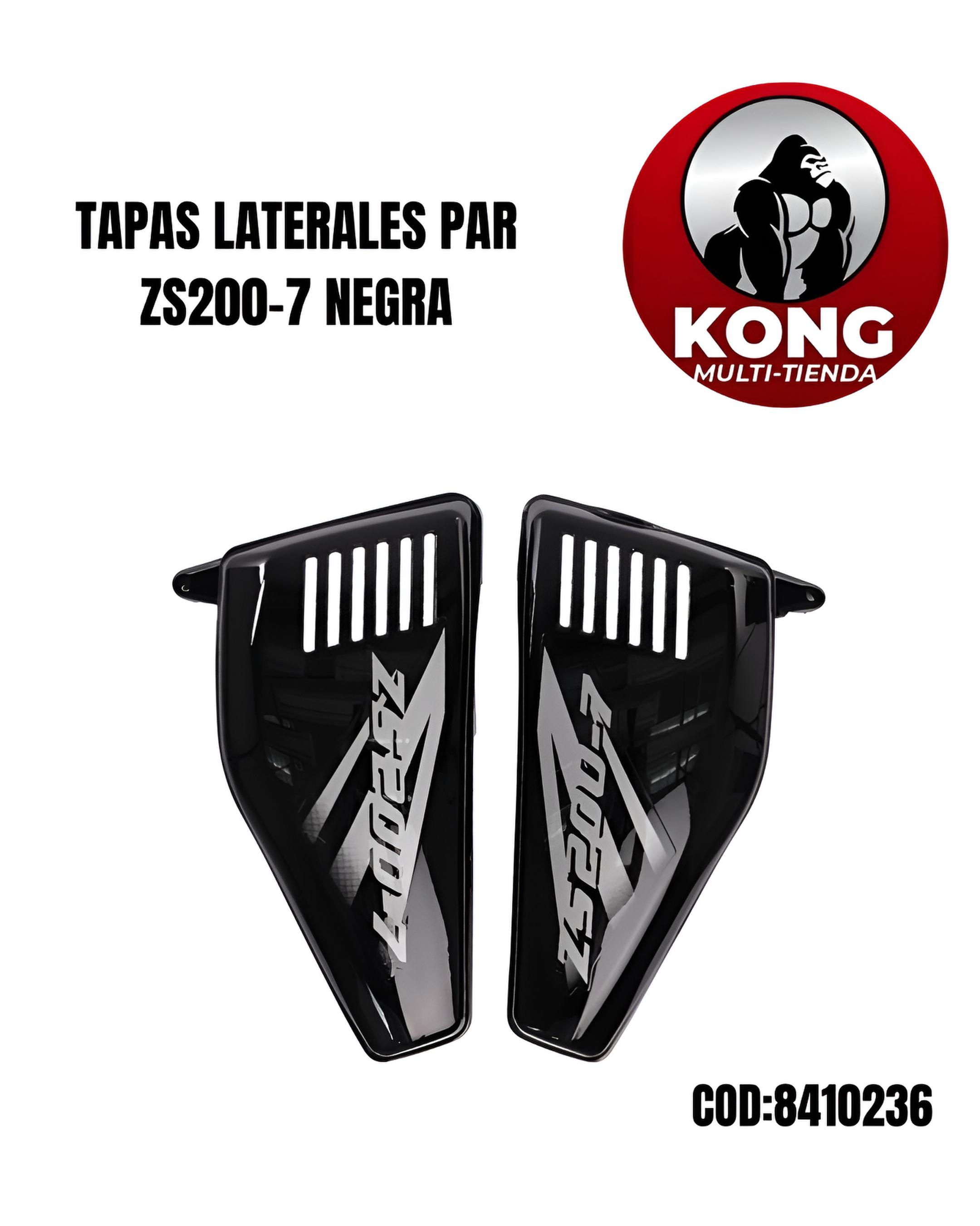 PAR TAPA LATERAL ZS200-7 NEGRA VN - Imagen principal