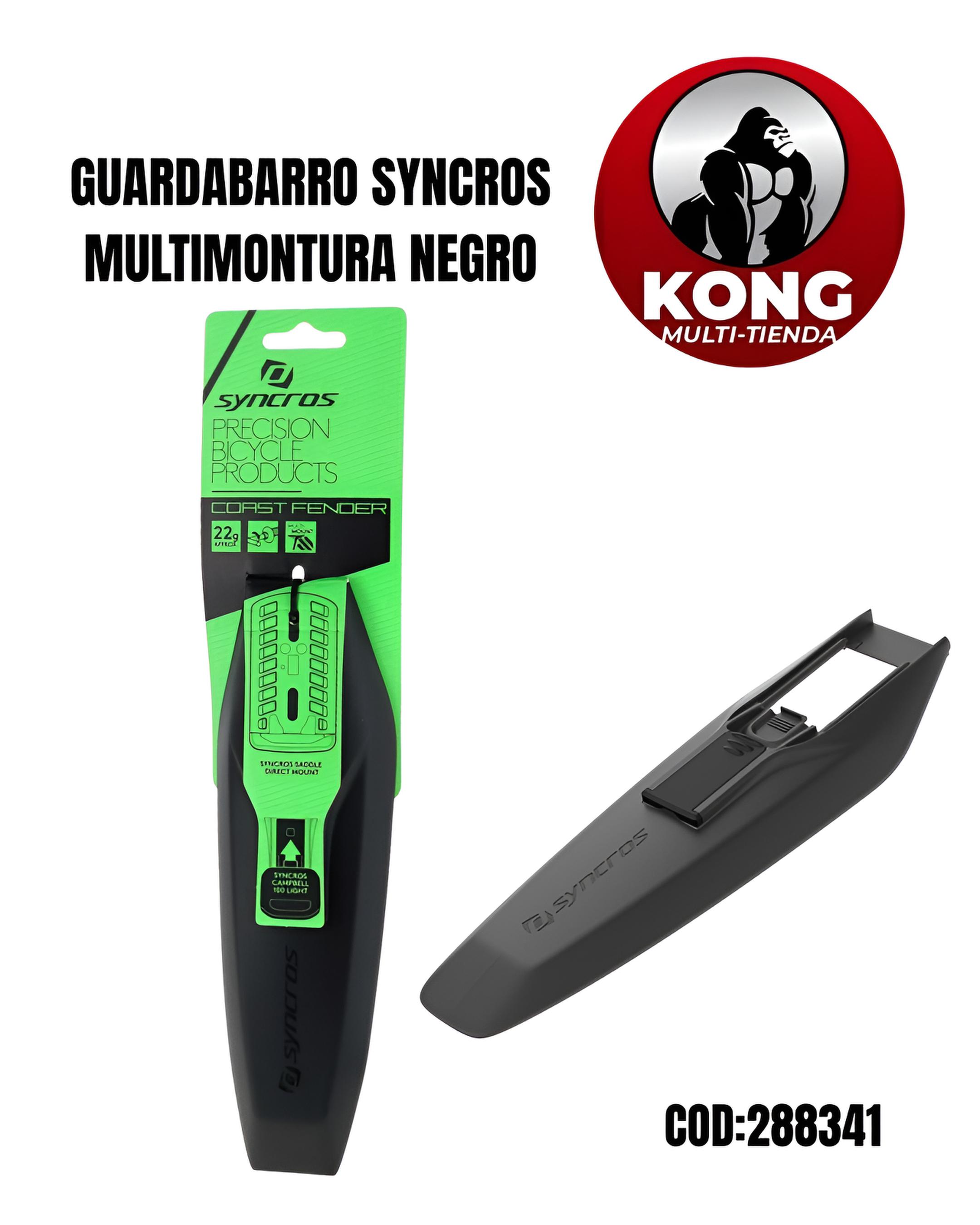 GUARDABARRO SYNCROS MULTIMONTURA NEGRO - Imagen principal