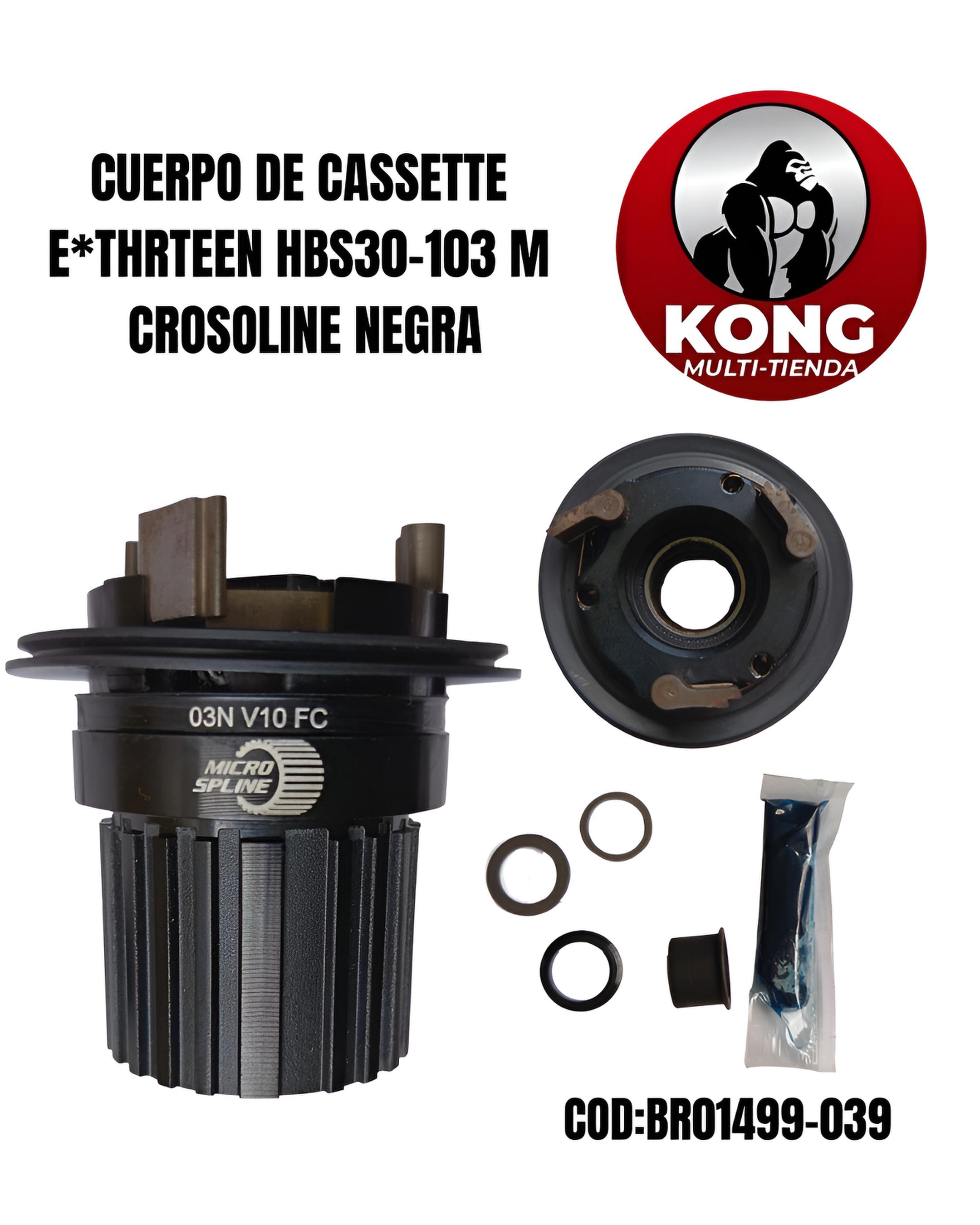CUERPO DE CASSETTE E*THRTEEN HBS30-103 M CROSOLINE NEGRA - Imagen principal