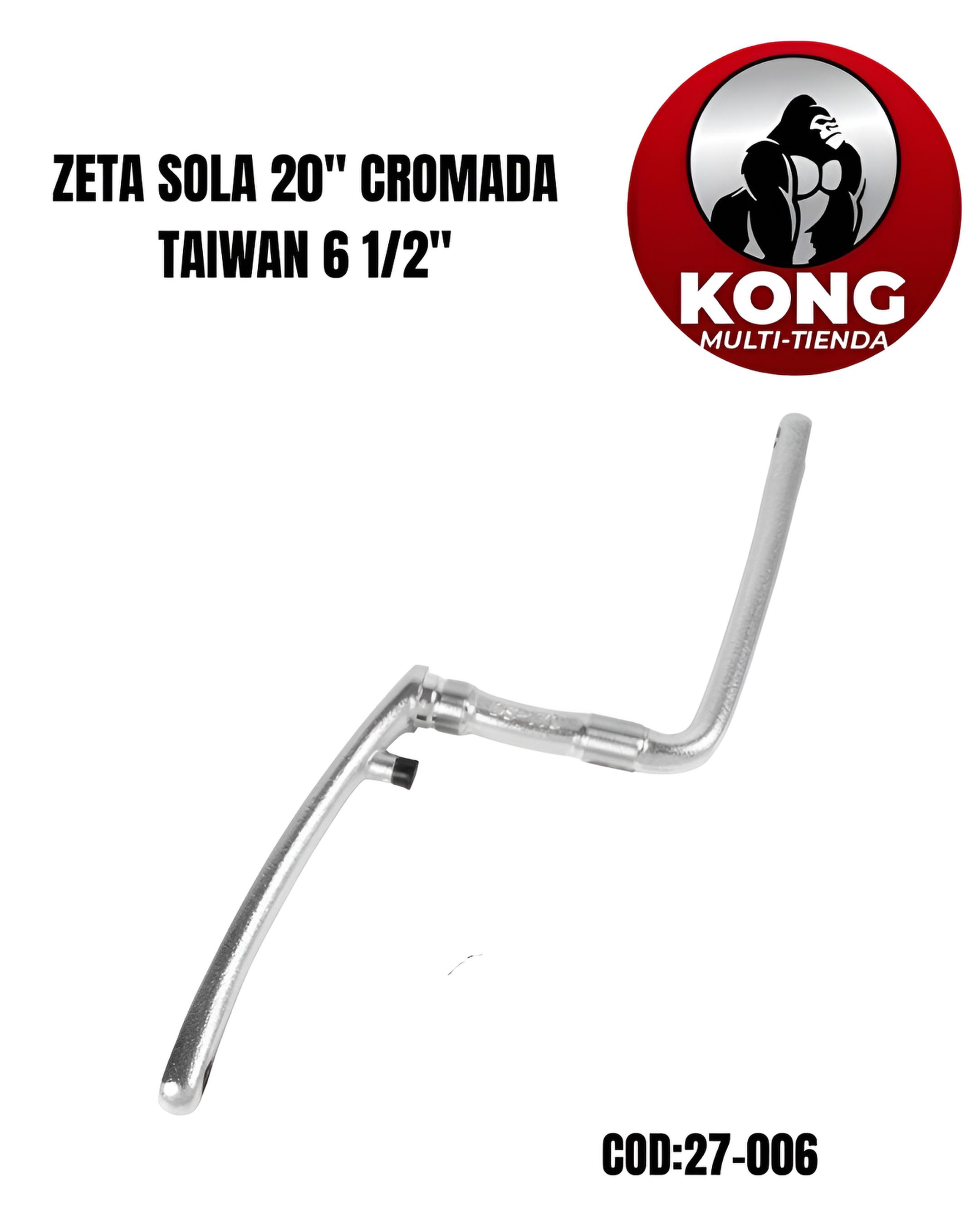 ZETA SOLA 20" CROMADA TAIWAN 6 12" - Imagen principal