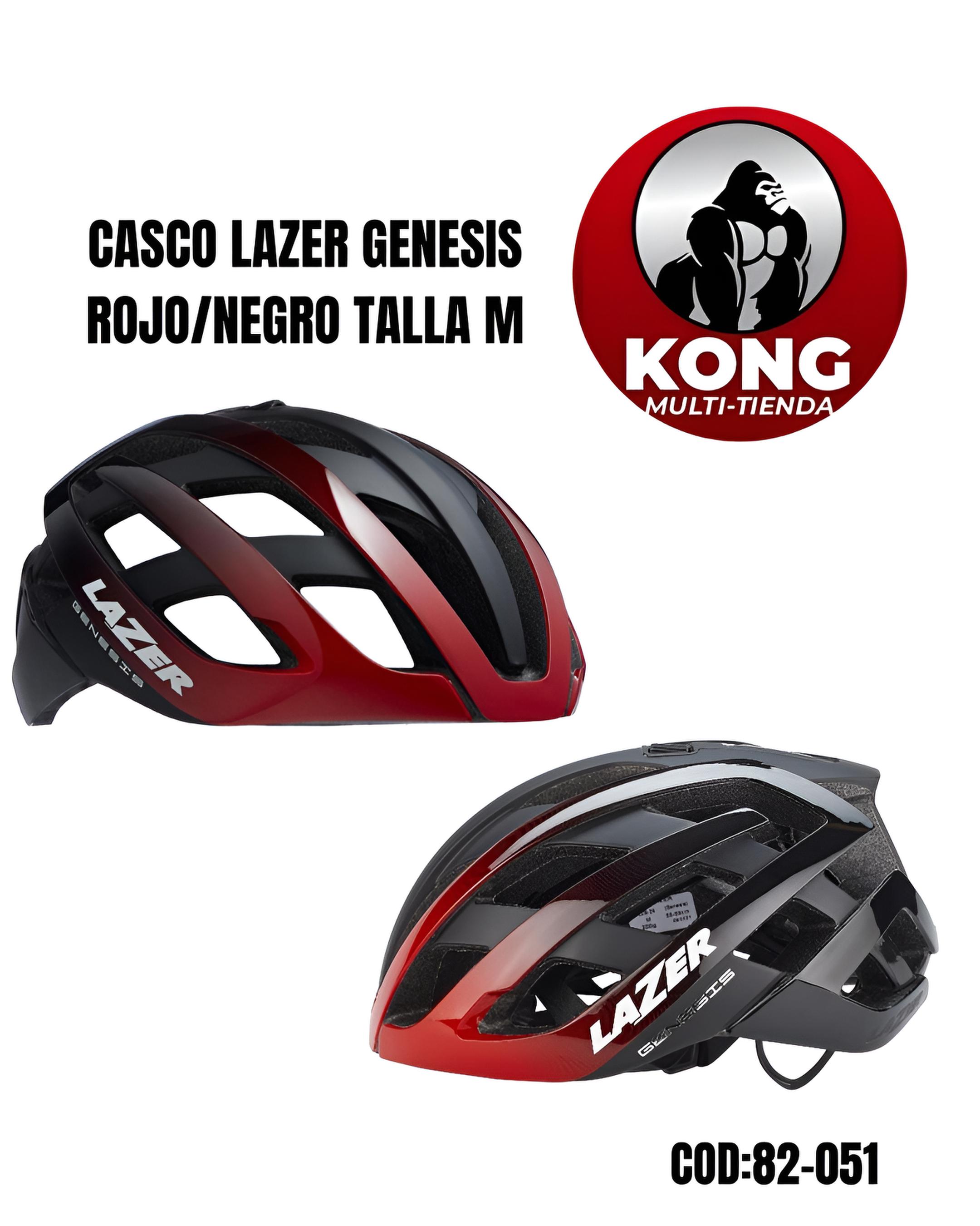 CASCO LAZER GENESIS ROJONEGRO (M) - Imagen principal