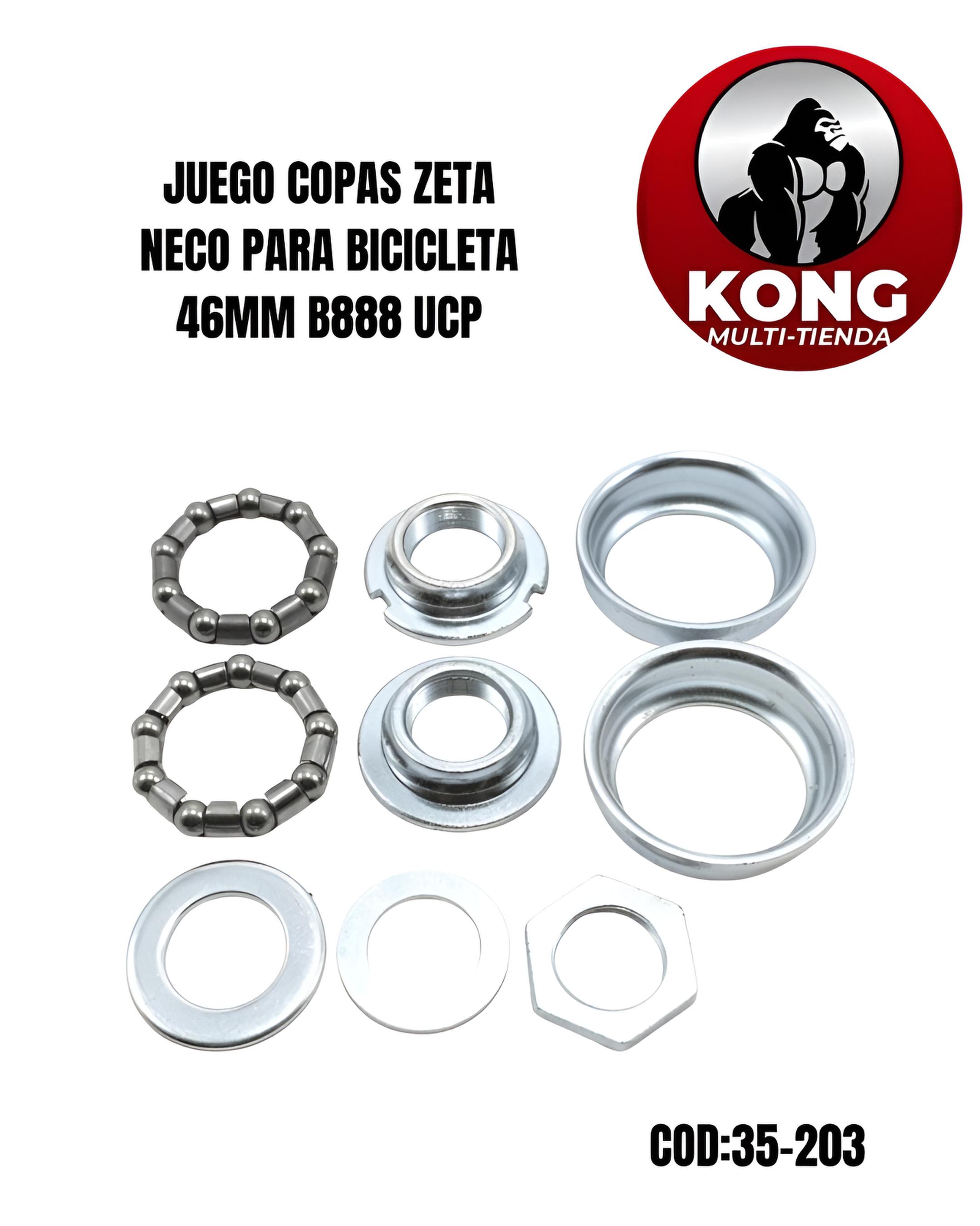 JUEGO COPAS ZETA NECO CHINA. 46MM B888 UCP - Imagen principal