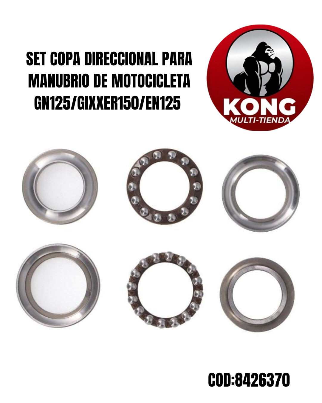 SET COPA DIRECC. GN125GIXXER150EN125 VINI - Imagen principal