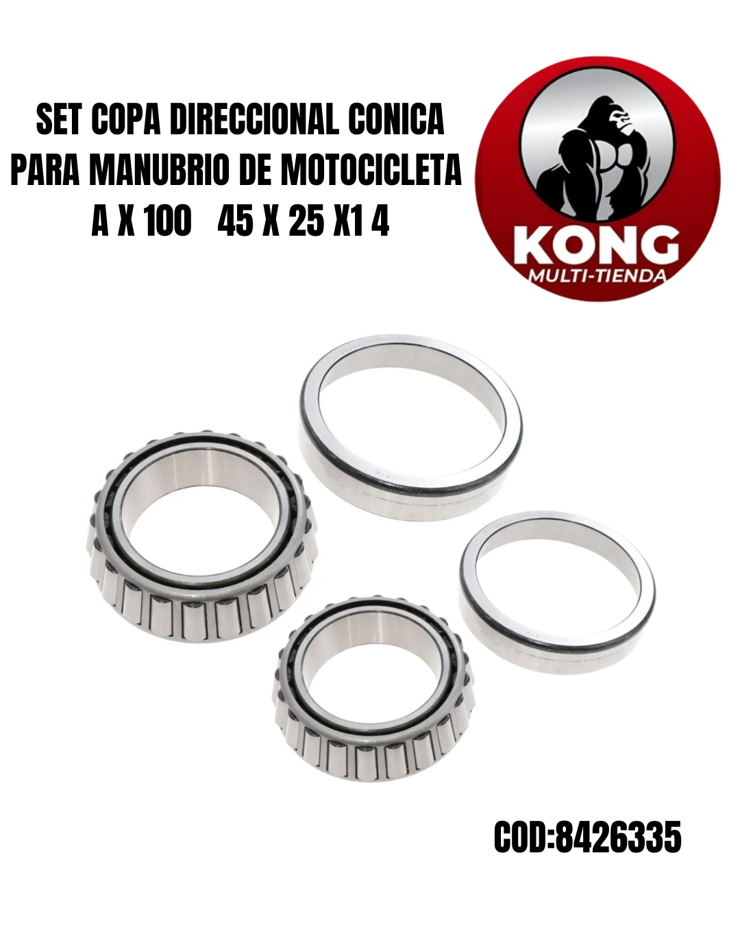 SET COPA DIRECC. CONICA AX100 VINI  - Imagen principal