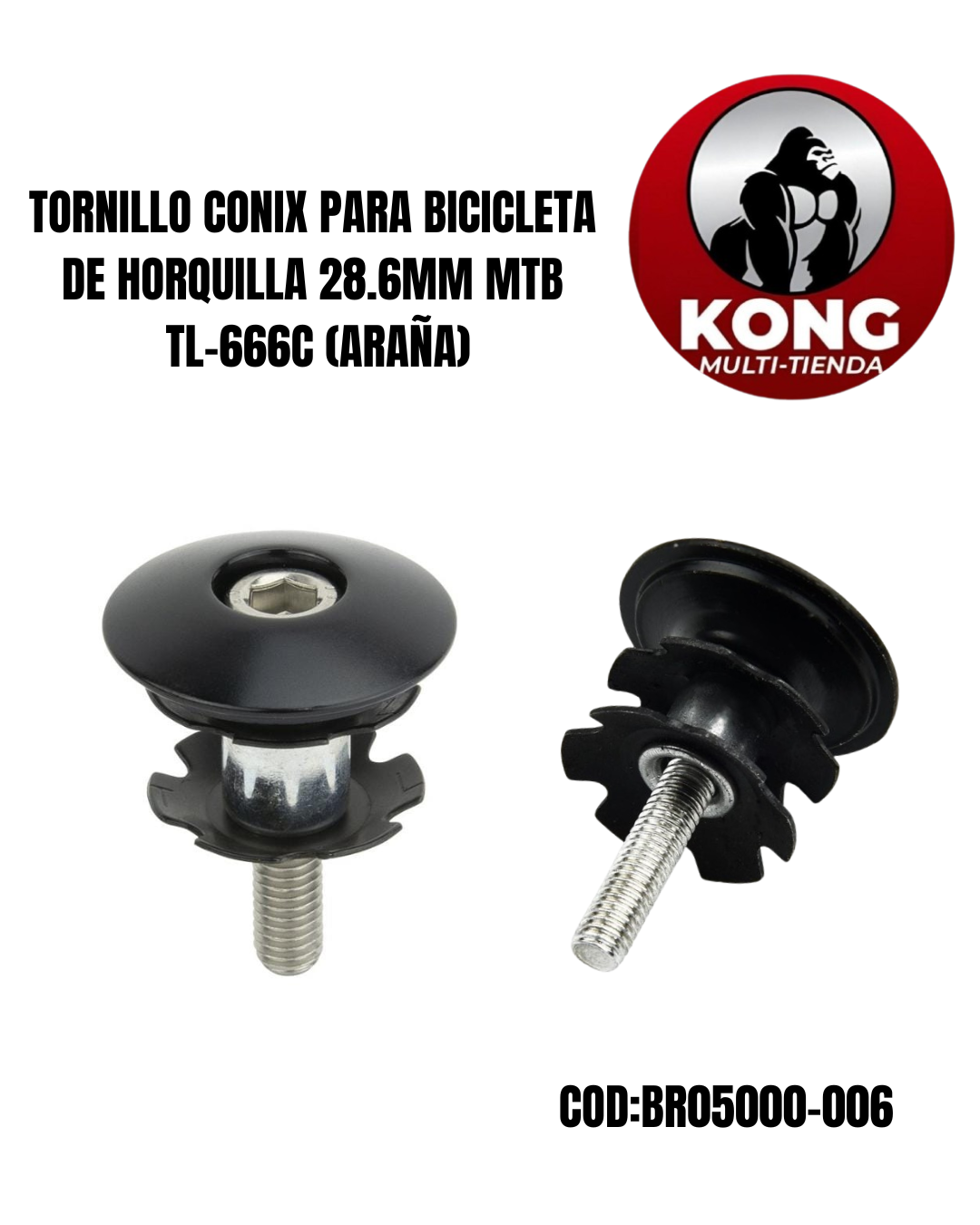 TORNILLO CONIX 28.6M MTB TL-666C (ARA&Ntilde;A) - Imagen principal