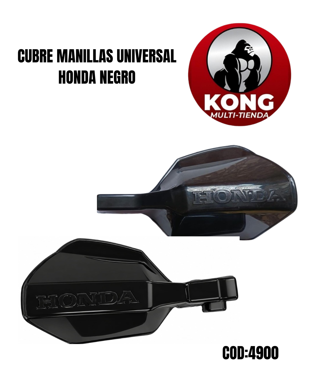 CUBRE MANILLAS HONDA NEGRO - Imagen principal