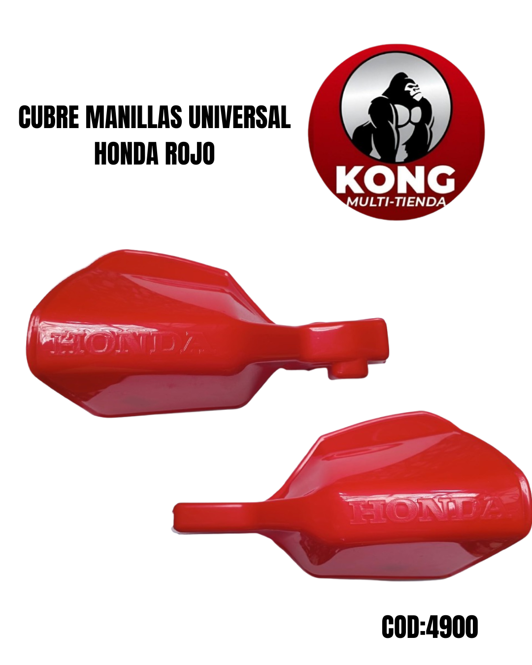 CUBRE MANILLAS HONDA ROJO - Imagen principal