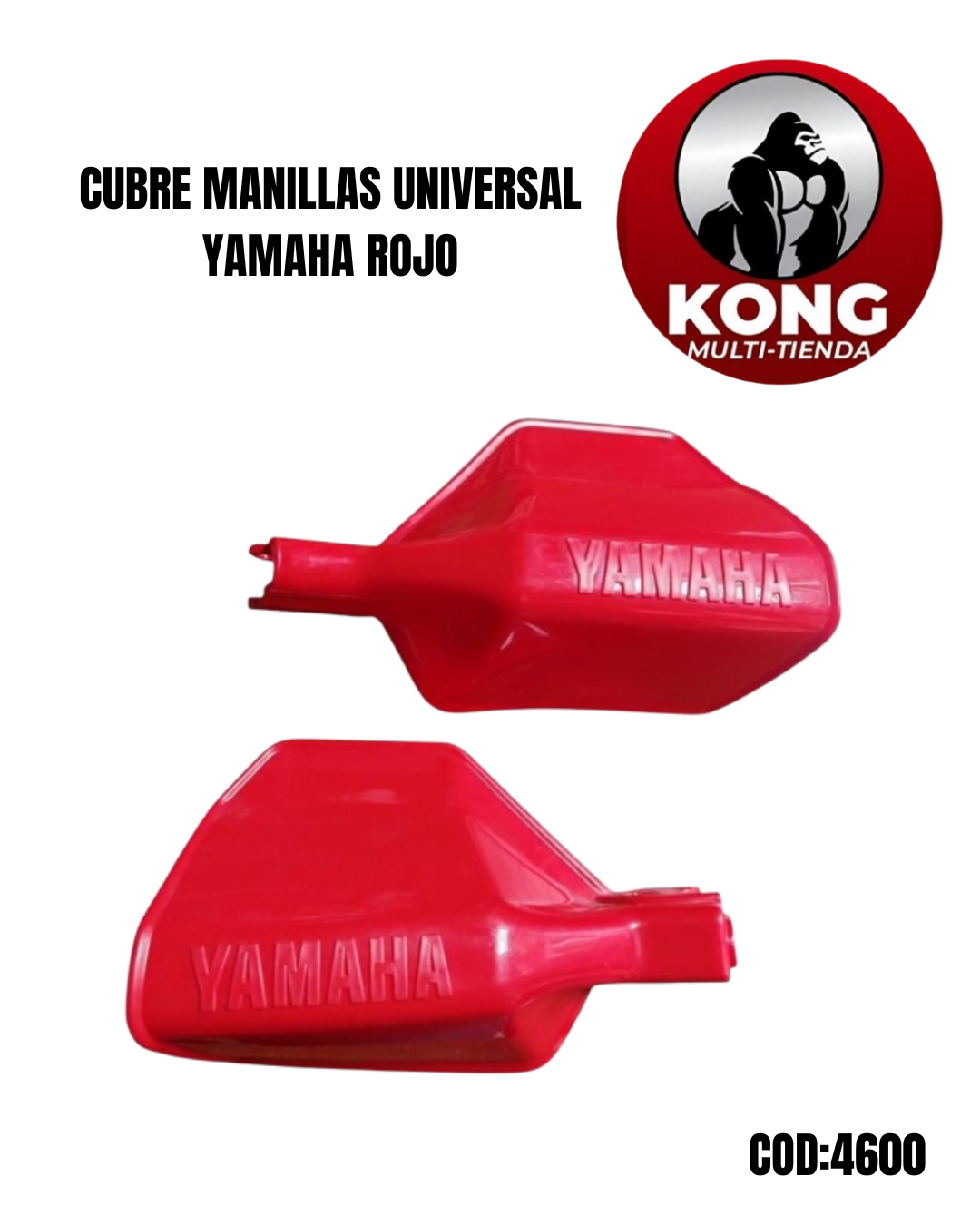 CUBRE MANILLAS YAMAHA ROJO - Imagen principal