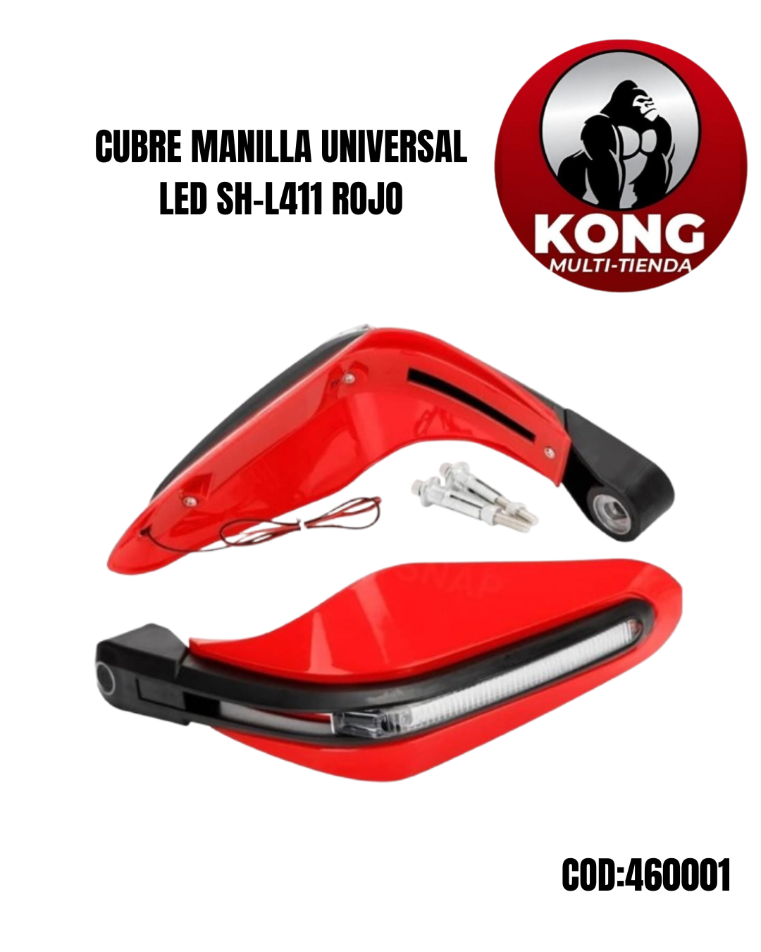 CUBRE MANILLA LED SH-L411 ROJO - Imagen principal