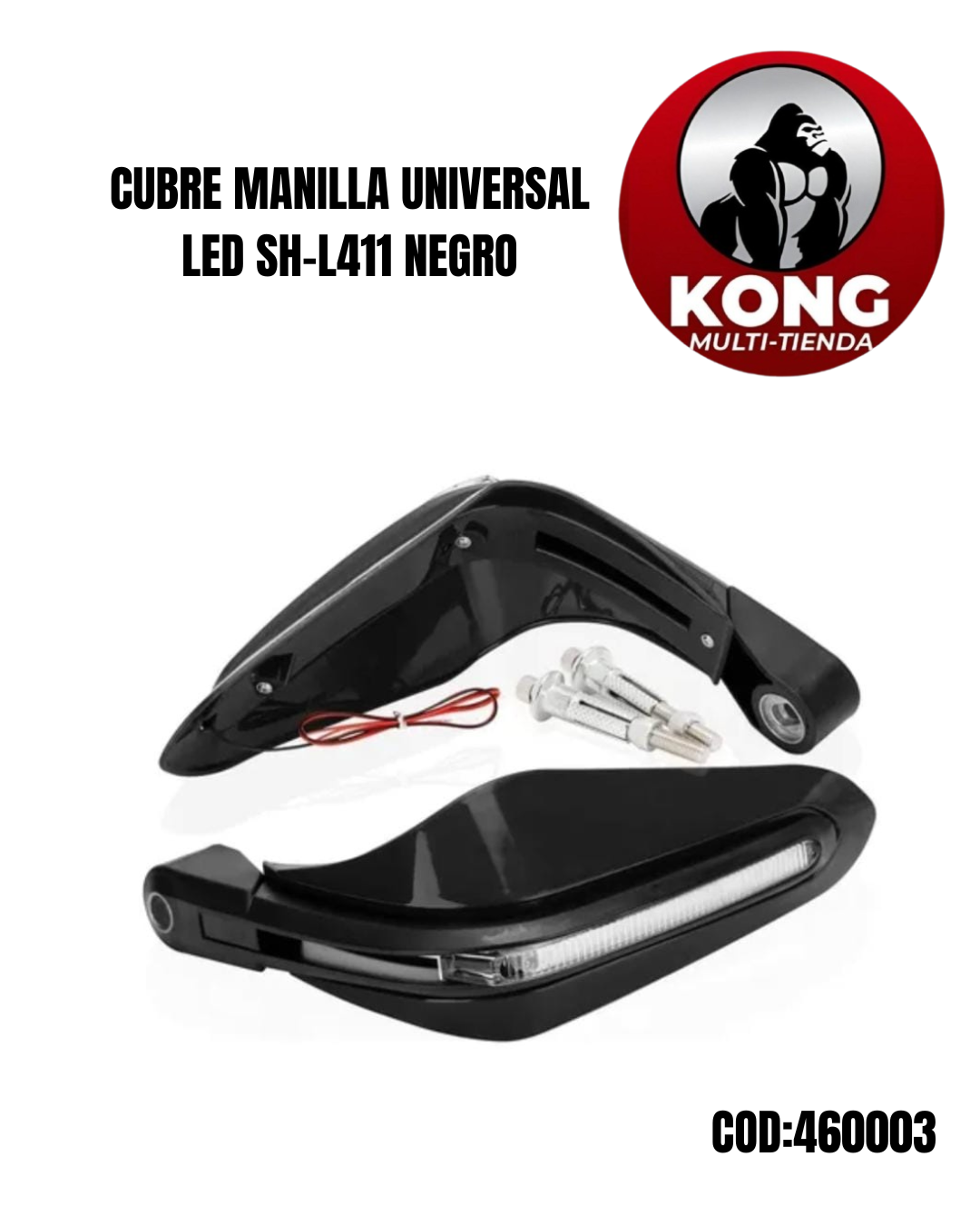 CUBRE MANILLA LED SH-L411 NEGRO - Imagen principal
