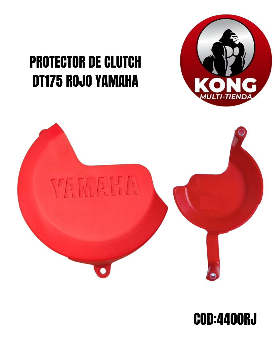 PROTECTOR CLUTCH DT175 ROJO - Imagen principal