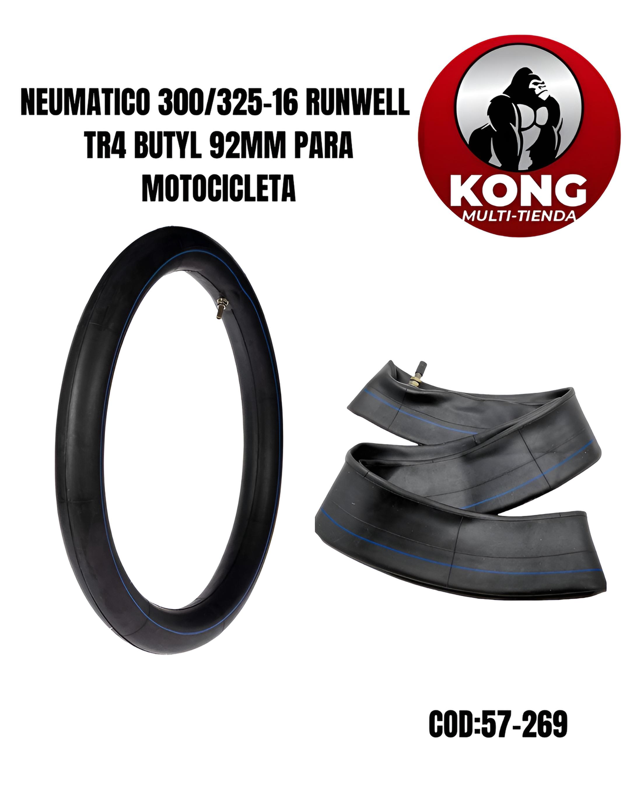 NEUMATICO 300325-16 RUNWELL TR4 BUTYL BOLSA 92MM - Imagen principal