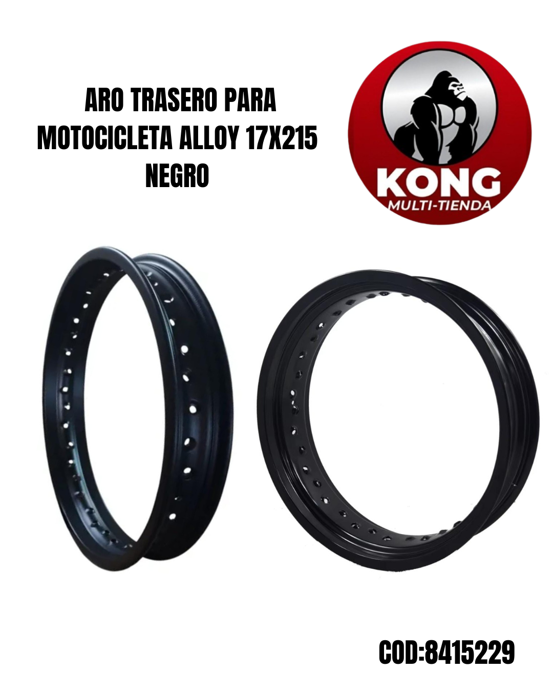 ARO ALLOY 17X 215 NEGRO VINI - Imagen principal